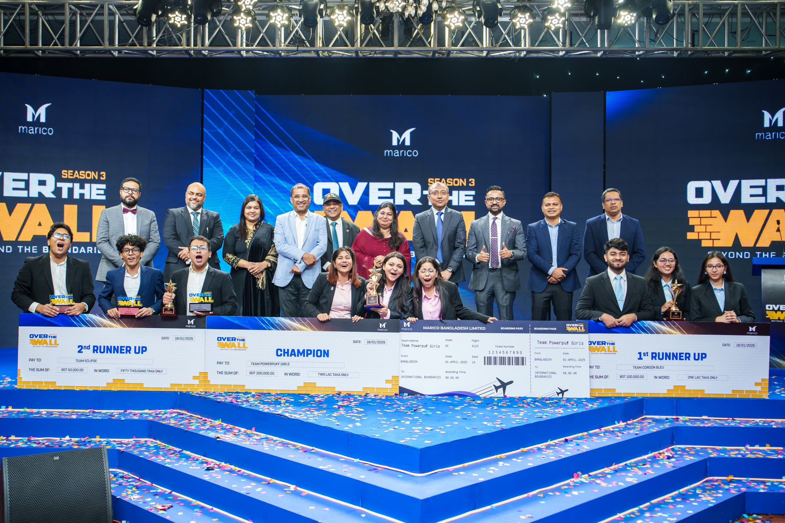 ‘ওভার দ্য ওয়াল সিজন ২-’এর বিজয়ী বিইউপি’র ‘টিম পেব্যাক’